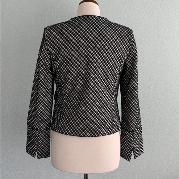 SPANX Ponte Plaid Jacquard Lady Jacket - Picture 10 of 16